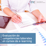 Evaluación de competencias laborales en cursos de e-learning